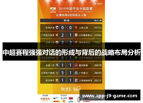 中超赛程强强对话的形成与背后的战略布局分析