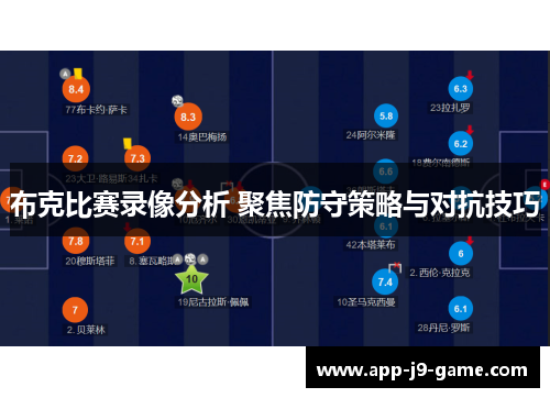 布克比赛录像分析 聚焦防守策略与对抗技巧