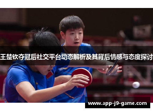 王楚钦夺冠后社交平台动态解析及其背后情感与态度探讨